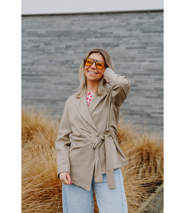 Special blazer taupe