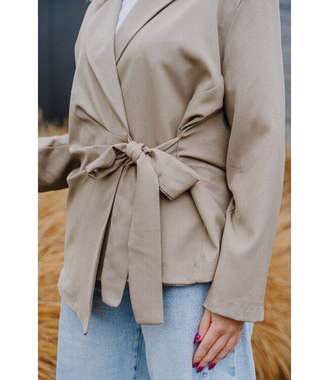 Special blazer taupe