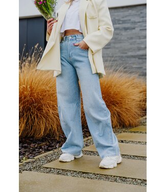 Balllon glitter jeans blue