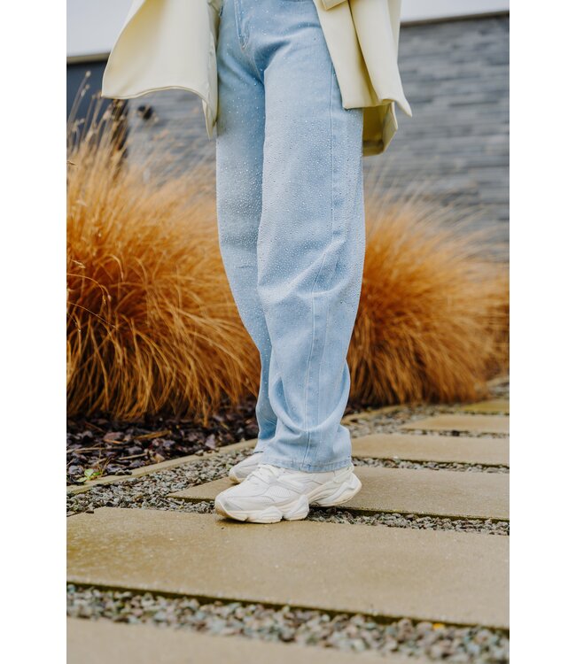 Ballon glitter jeans blue