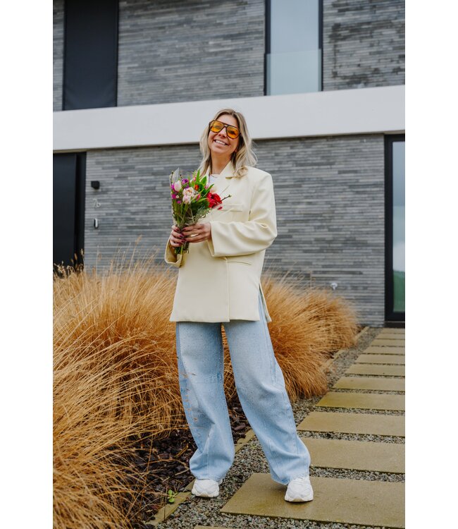 Ballon glitter jeans blue