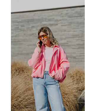 Corduroy jacket pink