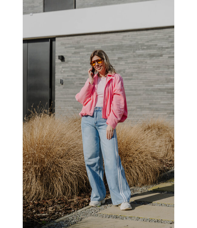 Corduroy jacket pink