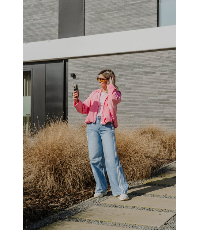 Corduroy jacket pink