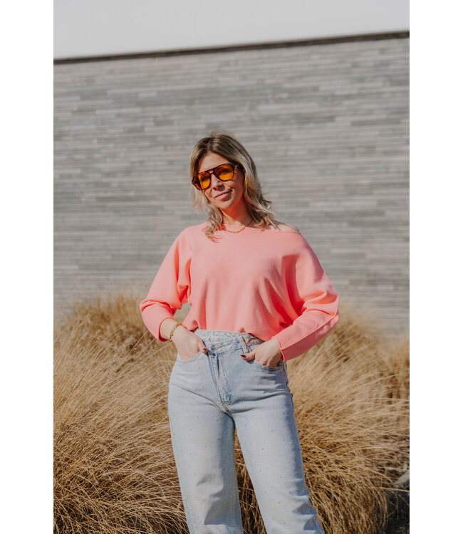 Off shoulder sweater corale