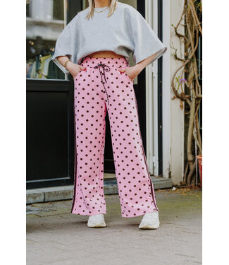 Dots pants pink/brown