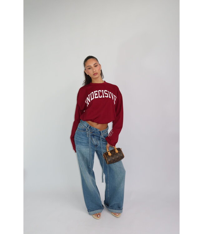 Longsleeve t-shirt indecisive burgundy