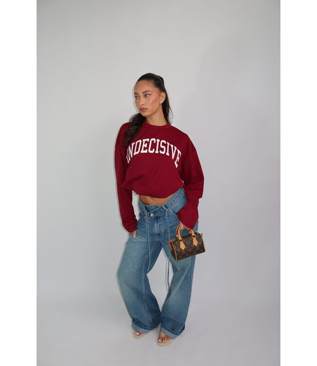Longsleeve t-shirt indecisive burgundy