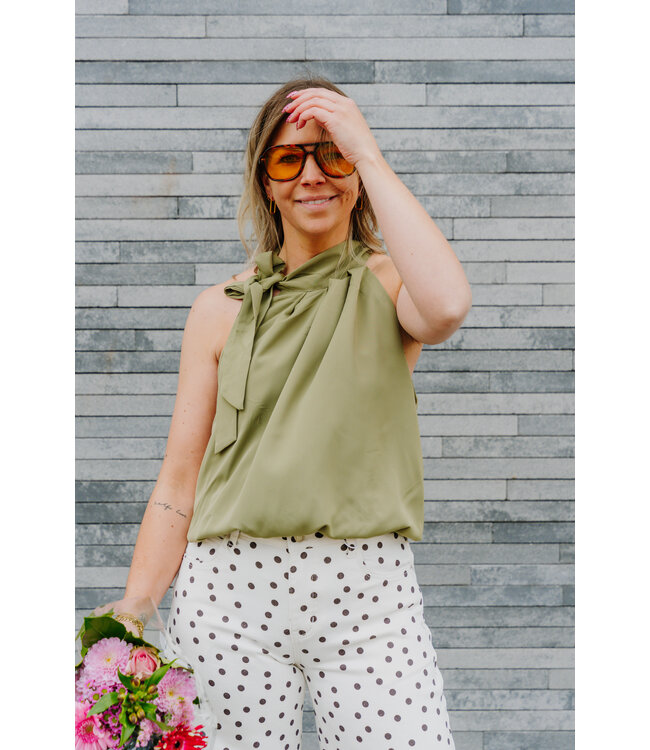 Sisi top khaki
