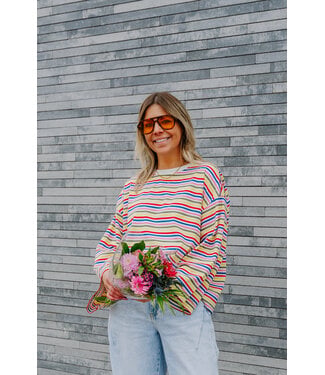 Striped rainbow t-shirt
