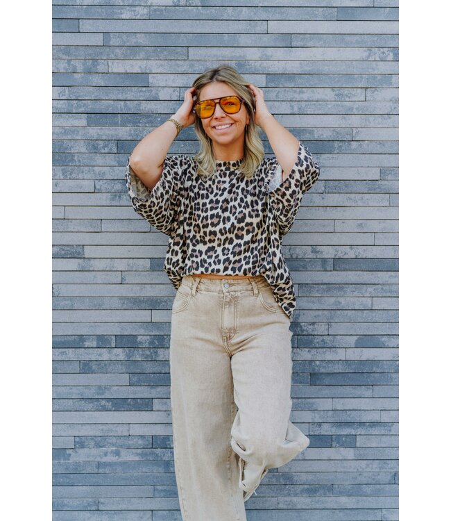 Balloon jeans beige