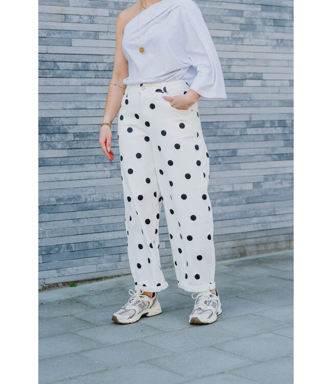 Dots balloon jeans