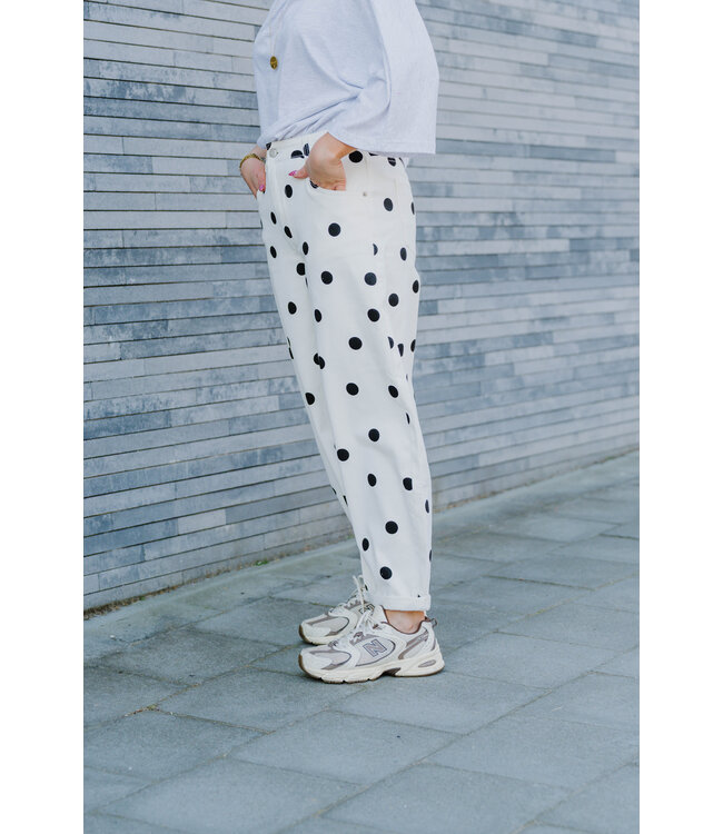 Dots balloon jeans