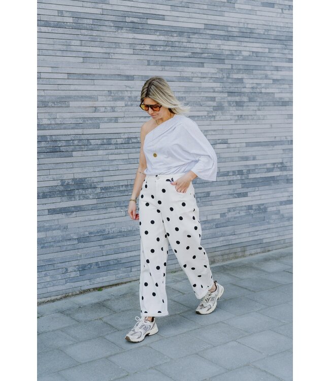 Dots balloon jeans