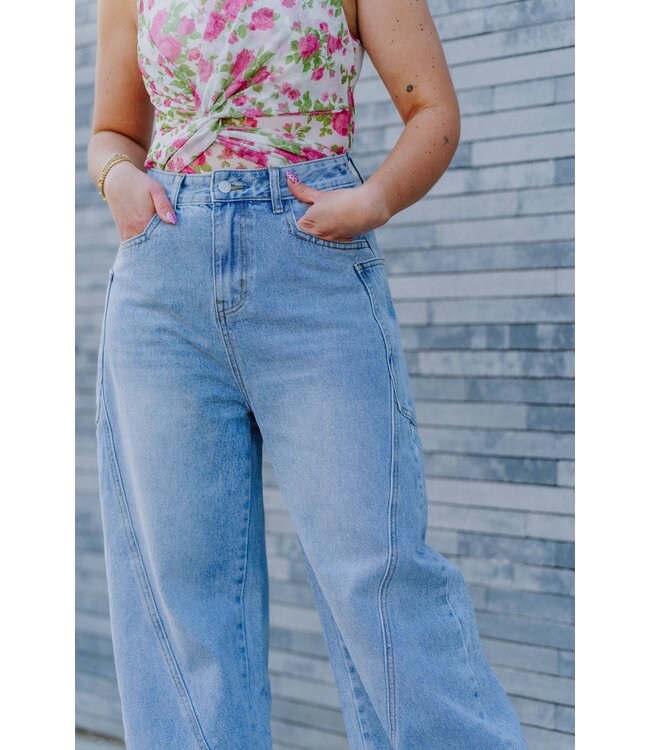 Baggy jeans mid blue