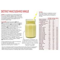 maaltijdshake vanille dietifast maaltijdshake vanille