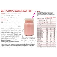 maaltijdshake rood fruit dietifast maaltijdshake rood fruit