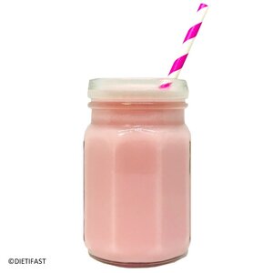 maaltijdshake rood fruit