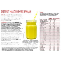 maaltijdshake banaan dietifast maaltijdshake banaan