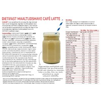 dietifast maaltijdshake café latte