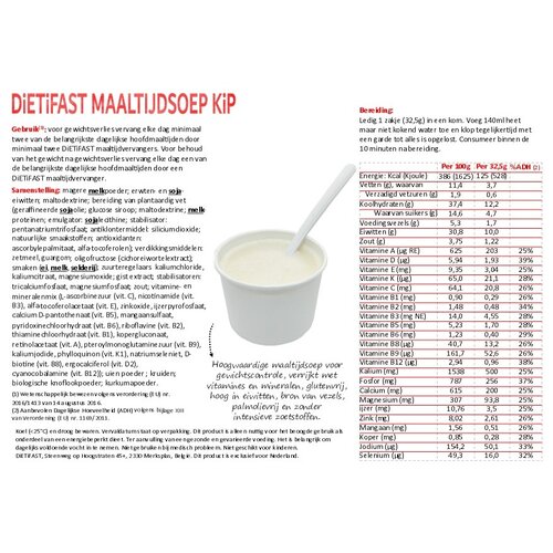 dietifast maaltijdsoep kip