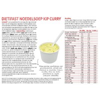 maaltijdsoep noedels kip curry dietifast maaltijdsoep noedels kip curry