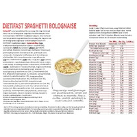 maaltijdvervanger spaghetti bolognaise dietifast maaltijdvervanger spaghetti bolognaise
