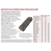 maaltijdreep pinda pure chocolade dietifast maaltijdreep pinda pure chocolade