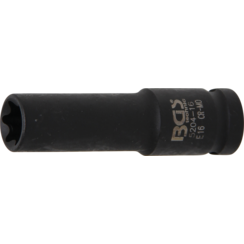 Impact Socket E-Type, deep  12.5 mm (1/2") Drive  E16 mm