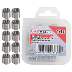 Replacement Thread Inserts  M14 x 1.5 mm  10 pcs.