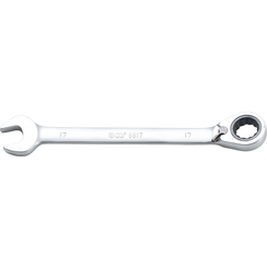 Ratchet Combination Wrench  reversible  17 mm