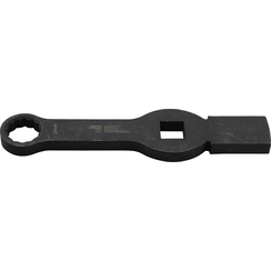 Slogging Ring Spanner  12-point  with 2 Striking Faces  24 mm