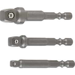 Electric Drill Wobble Adaptor Set  6.3 mm (1/4") Drive  3 pcs.