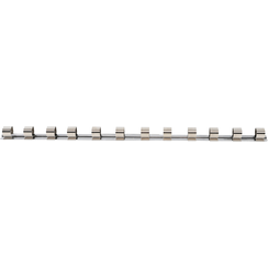 Socket Rail with 12 Clips  20 mm (3/4")