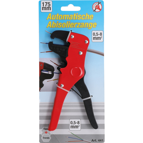 BGS - D-I-Y Automatic Wire Stripper  0.5 - 8 mm²  175 mm