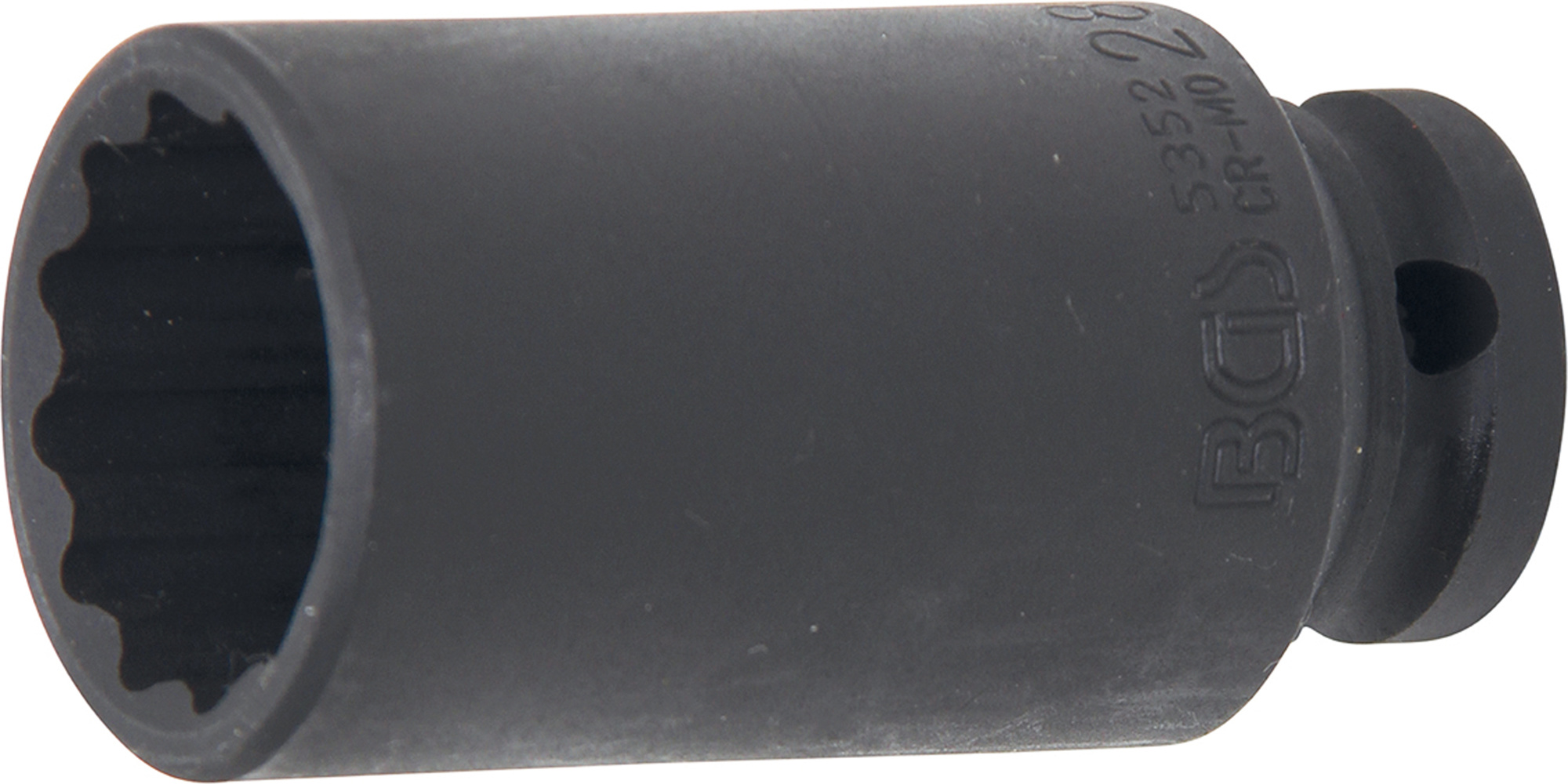 12.5 mm 12-point Impact Socket BGS 5341 35 mm Drive 1/2 12.5 mm 12-point Impact Socket BGS 5341 35 mm Drive 1/2