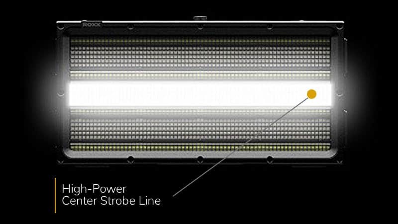 Brede led-stroboscoop
