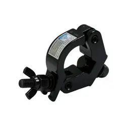 CJS | Halfcoupler  | Diameter: 50mm | WLL 500kg | Lock M12 vleugelmoer | Slimline | Verkrijgbaar in Zwart of Zilver