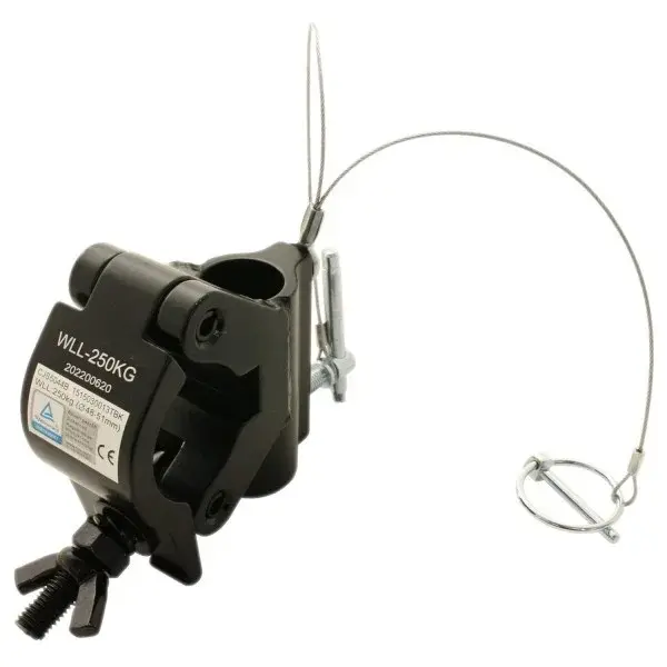 CJS Europe CJS | 1515030013TBK | Halfcoupler  | Diameter: 50mm | WLL 300kg | attach TV spigot | Kleur: Zwart