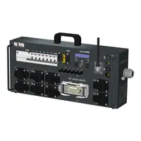 SRS Lighting* SRS Lighting | Portable dimmer 6-kanaals | Wireless | Main: Aardlekschakelaar | DMX 3+5pin | Exclusief aansluitpanel