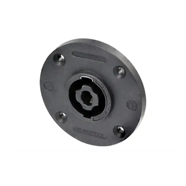 Neutrik | NL4MPRXX | speakON 4-polig chassis rond tab 4.8x0.5mm IEC62368-1 Neutrik Neutrik | NL4MPRXX | speakON 4-polig chassis rond tab 4.8x0.5mm IEC62368-1