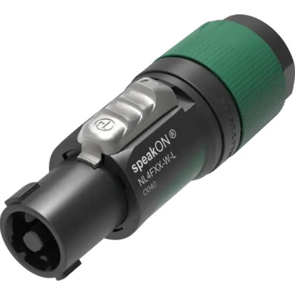 Neutrik Neutrik | NL4FXX-W-L | speakON 4-polig steker XX tule groen kd=10-16mm
