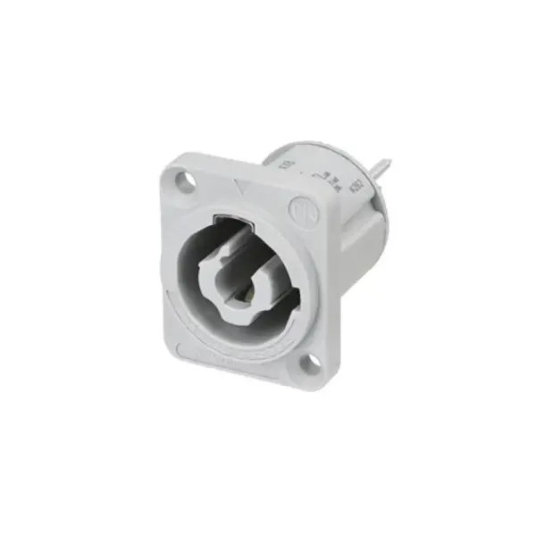 Neutrik | NAC3MPXXB | powerCON 20A paneelmontage -D- 2p+PE bus tab4.8x0.5mm grijs CBC Neutrik Neutrik | NAC3MPXXB | powerCON 20A paneelmontage -D- 2p+PE bus tab4.8x0.5mm grijs CBC