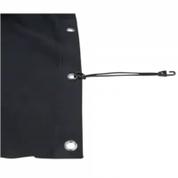 Showgear Showgear | Backdrop Dekomolton | 160 g/m2 | 25 schokkoorden | Kleur: Zwart