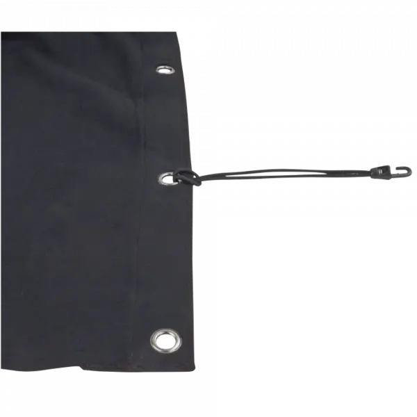 Showgear Showgear | Achterdoek Stagemolton | 320 g/m2 | 13 schokkoorden | Kleur: Zwart