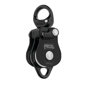 Petzl Petzl | PE-P001CA01 | dubbele katrol SPIN L2 | Kleur: Zwart