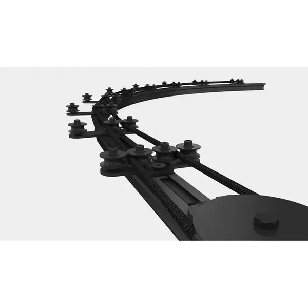 Wentex Wentex | 89519 | Rope guide 3 wheels | Kleur: Zwart