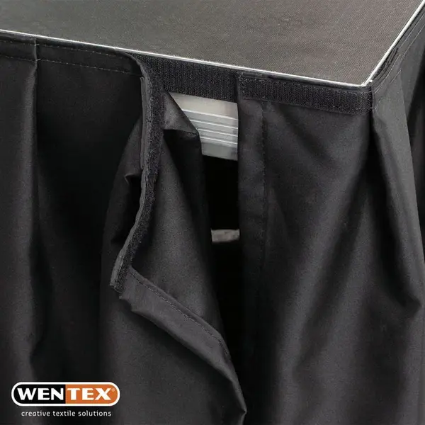 Wentex Wentex | Stageskirt | Kleur: Zwart | MCS 300 g/m2 | Pleated