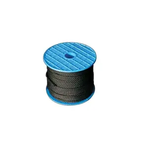 Drisse DRISSE | 4mm touw | Rol van 100m | Trekkracht 180 KG | Zwart en wit