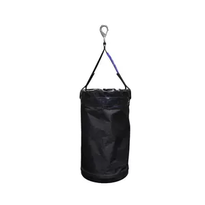 ELLER ELLER | ELHTTA501 | Kettingzak | Diameter: 20cm | Diepte: 37cm | Kleur: Zwart | haak